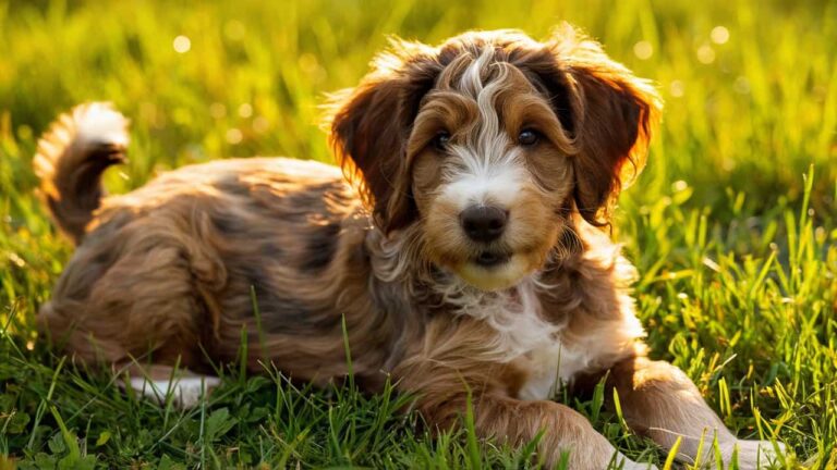 Merle Labradoodle puppy